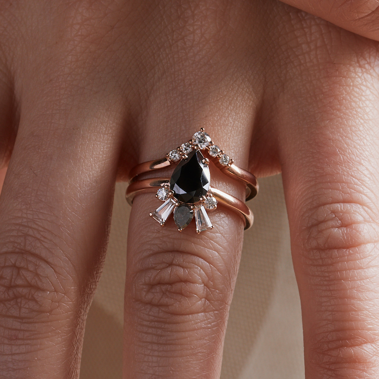 Shadow Solitaire - Rose Gold - Ready to Ship