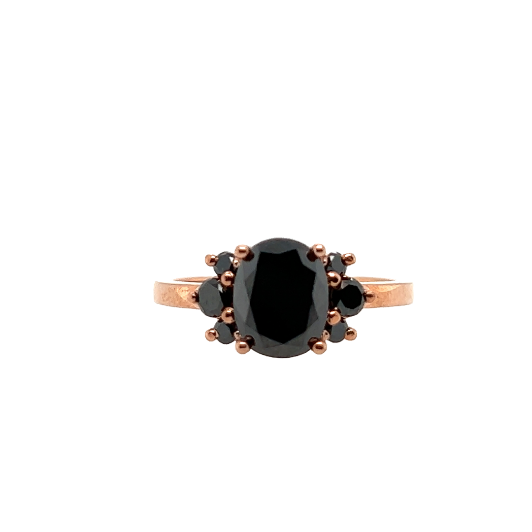 Ellipse Cleo - Black Diamond - Rose Gold - Ready to Ship