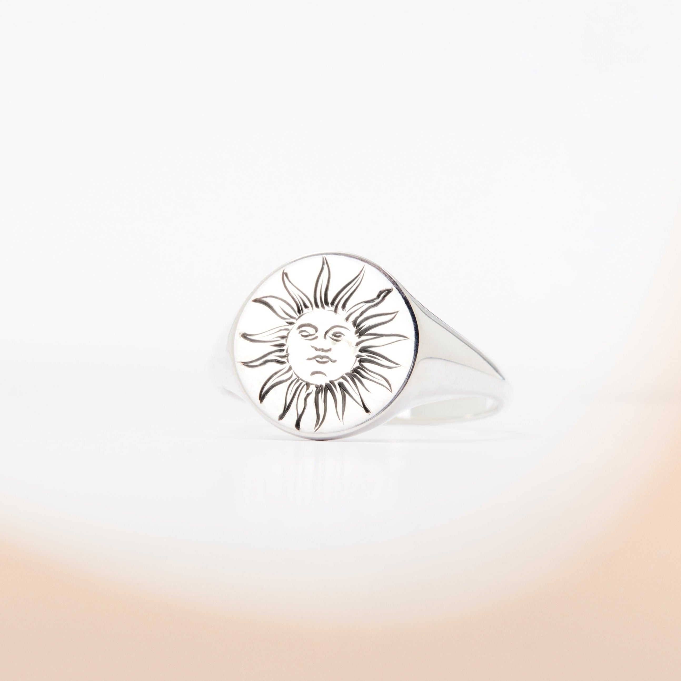 Sun Signet - Sterling Silver - Ready to Ship